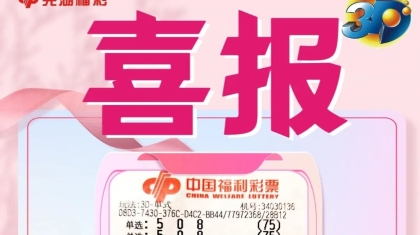 芜湖彩民喜中福彩3D大奖，奖金330167元